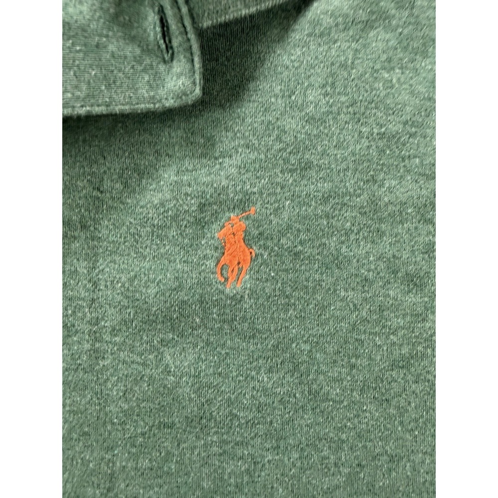 Polo Ralph Lauren Men's green Polo Shirt Size S Orange Pony Excellent Condition - Picture 5 of 5